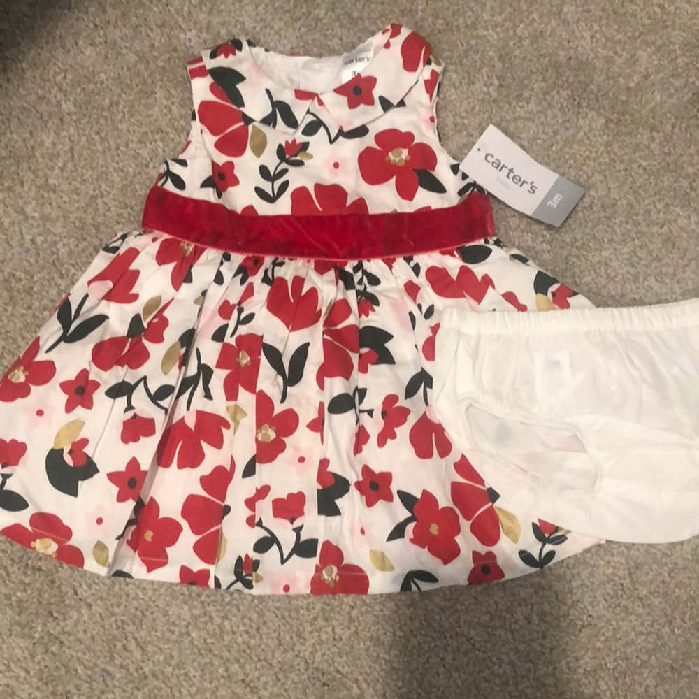 New with tags 3 month floral Carter’s dress